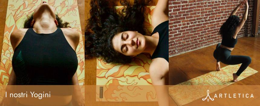I nostri yogini con i tappetini Artletica