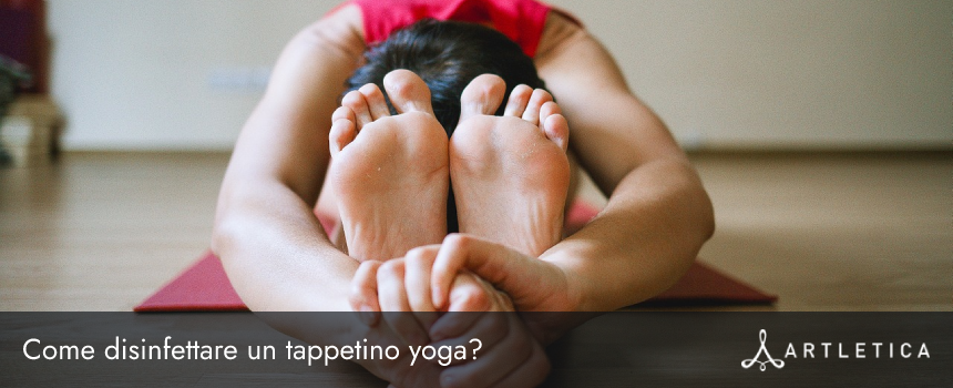 disinfettare tappetino yoga